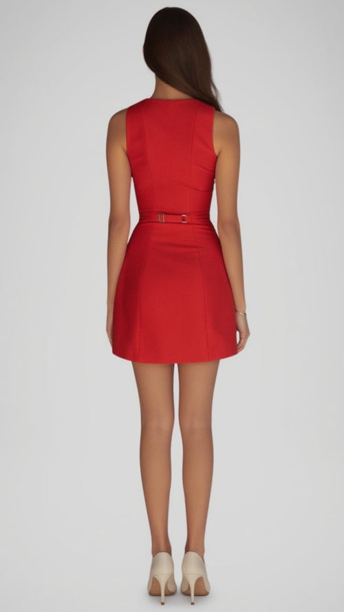 Ärmelloses Minikleid Patricia Mit Knopfleiste Und Figurbetonter Schnitt Ideal Für Den Sommerurlaub