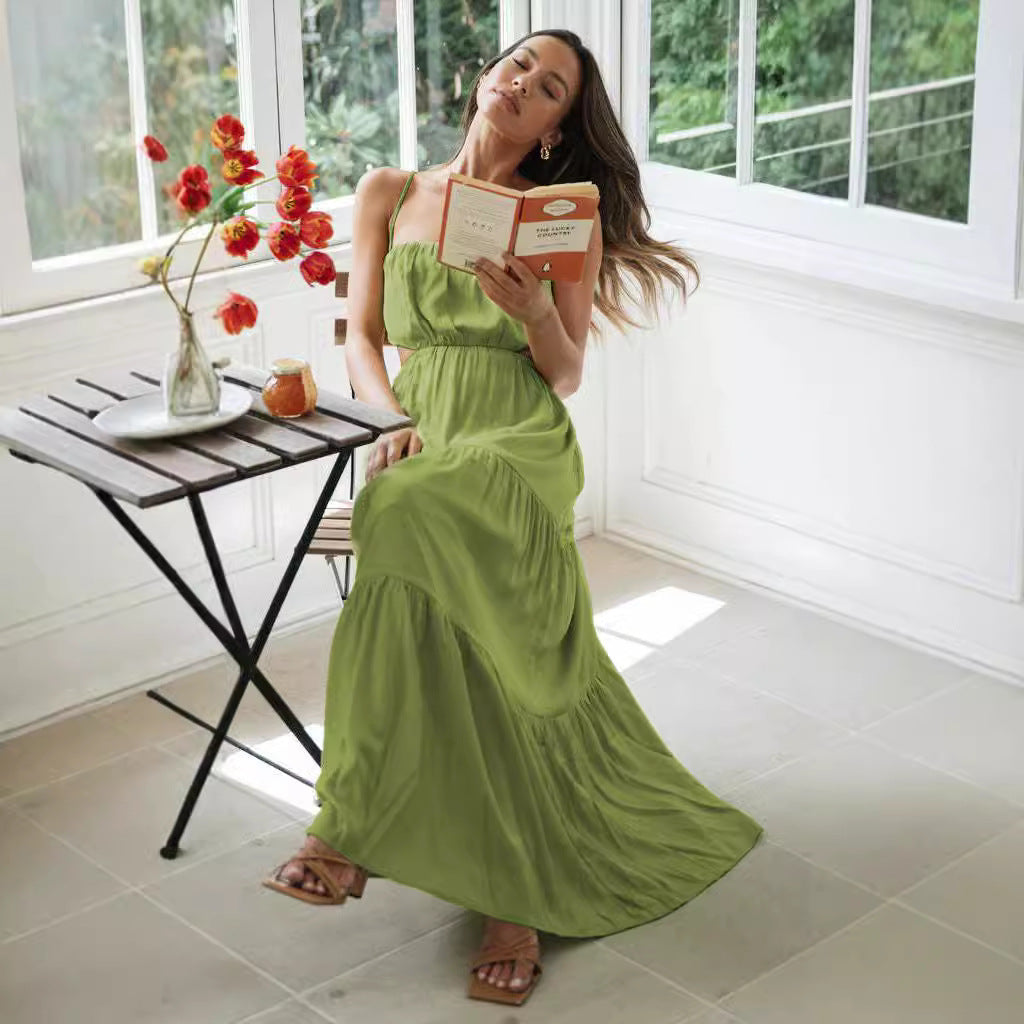 Elegantes Maxikleid mit Cut-Out Design, ideal für Sommer — Image 4