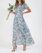 Marke Maxikleid mit Blumenmuster, fließend und elegant — Image 2