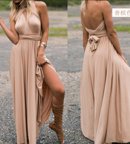 Marke Maxikleid Damen Vielseitig Elegant — Image 14