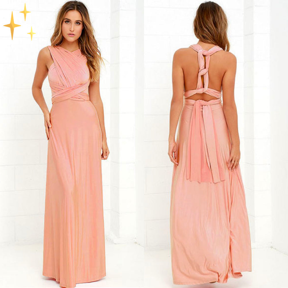 Marke Maxikleid Damen Vielseitig Elegant — Image 2