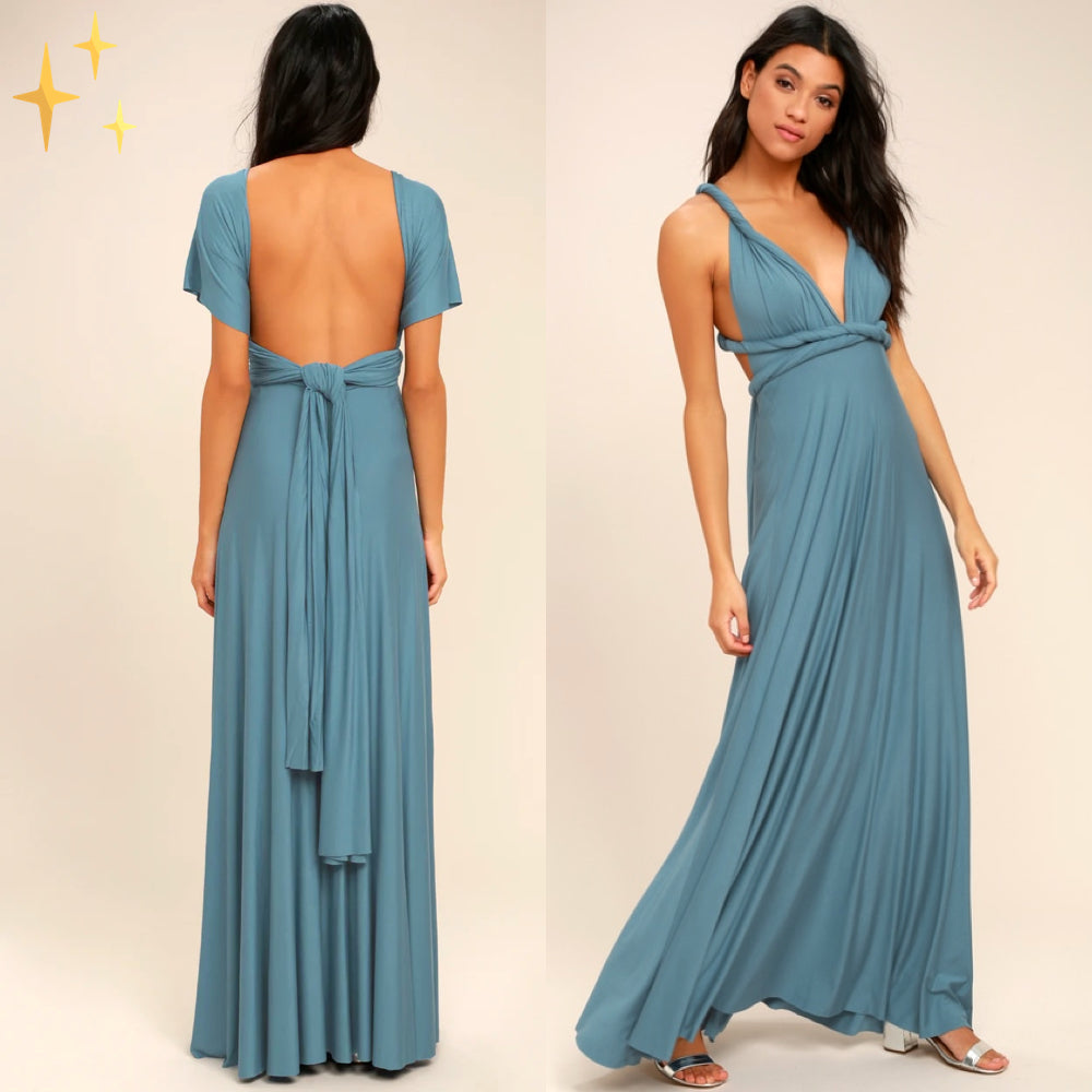 Marke Maxikleid Damen Vielseitig Elegant — Image 4