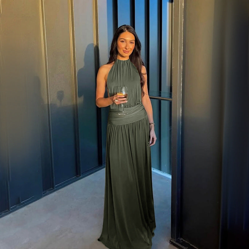 Marke X Maxikleid mit Halfter-Ausschnitt, fließend, elegant — Main Image