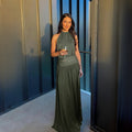 Marke X Maxikleid mit Halfter-Ausschnitt, fließend, elegant — Main Image