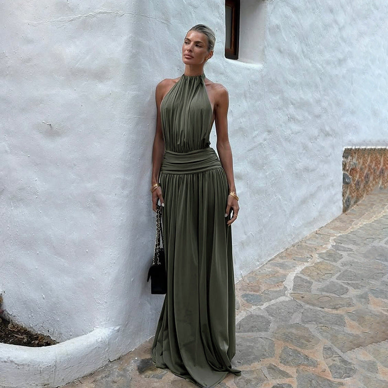 Marke X Maxikleid mit Halfter-Ausschnitt, fließend, elegant — Image 2