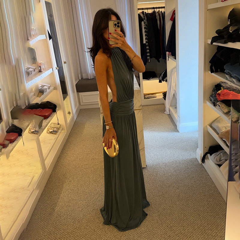 Marke X Maxikleid mit Halfter-Ausschnitt, fließend, elegant — Image 3