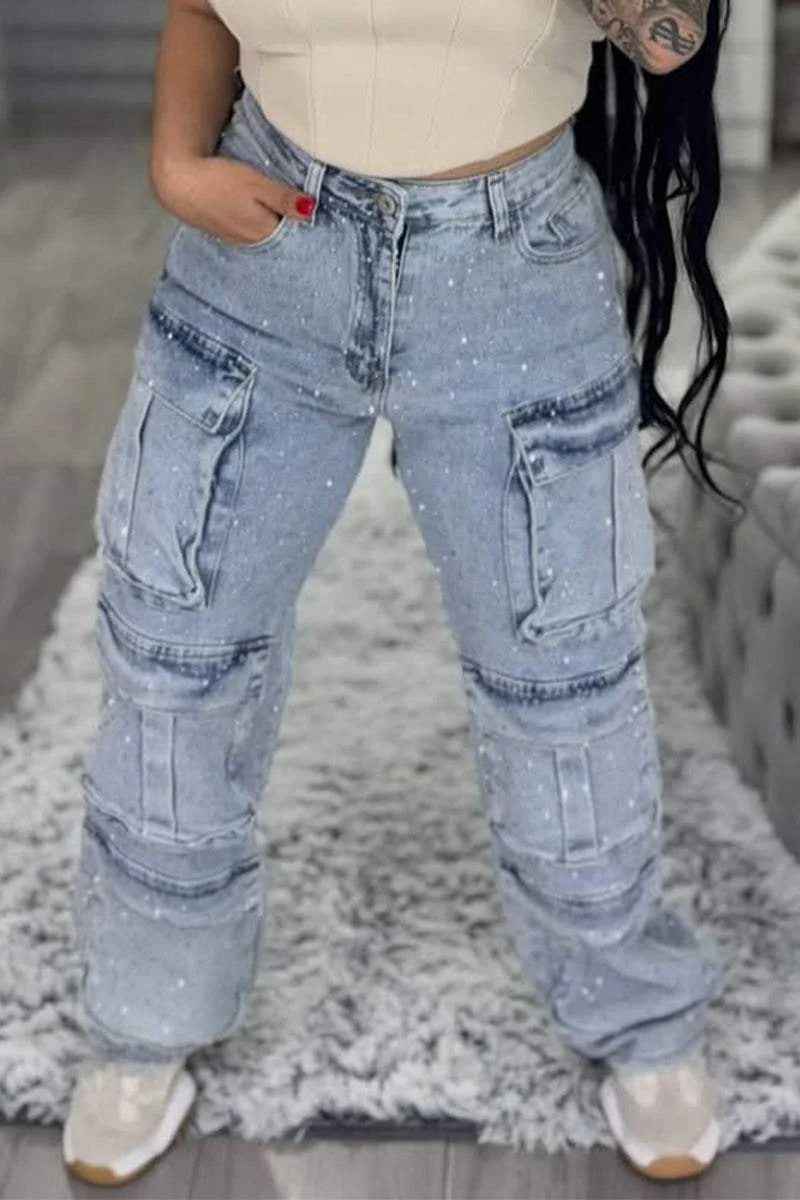 Cargo-Hose mit Taschen für Damen, vielseitig und modisch — Image 11
