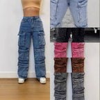 Cargo-Hose mit Taschen für Damen, vielseitig und modisch — Image 2