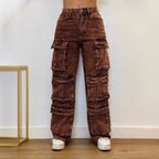 Cargo-Hose mit Taschen für Damen, vielseitig und modisch — Image 5