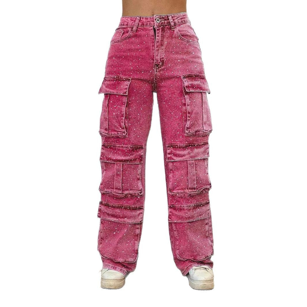 Cargo-Hose mit Taschen für Damen, vielseitig und modisch — Image 6
