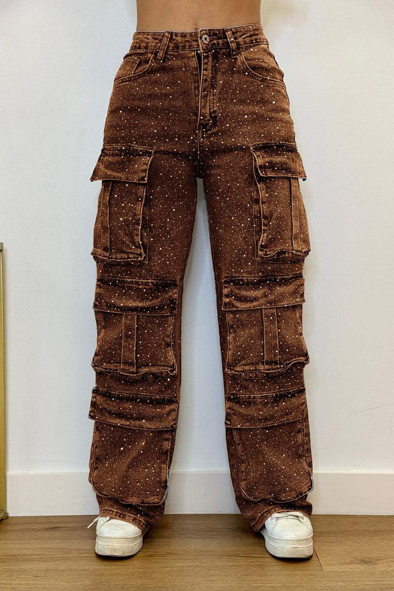 Cargo-Hose mit Taschen für Damen, vielseitig und modisch — Image 8