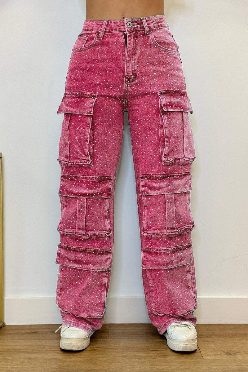 Cargo-Hose mit Taschen für Damen, vielseitig und modisch — Image 9