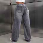 Marke Damenjeans Weit Bequem Modisch — Image 3