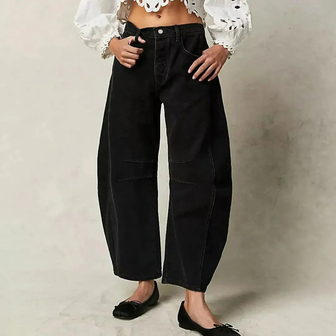 Marke Damen-Jeans Weit, verschiedene Farben, Komfort und Stil — Image 5