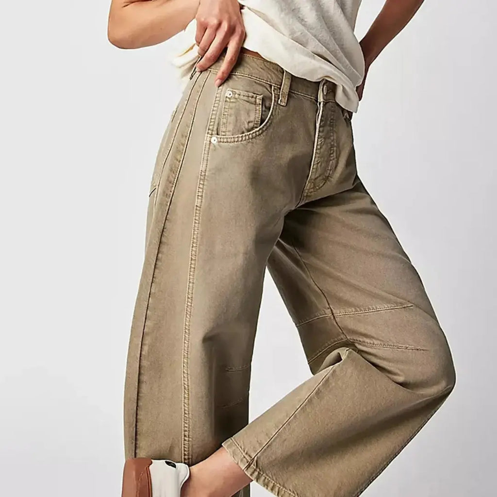 Marke Damen-Jeans Weit, verschiedene Farben, Komfort und Stil — Image 2