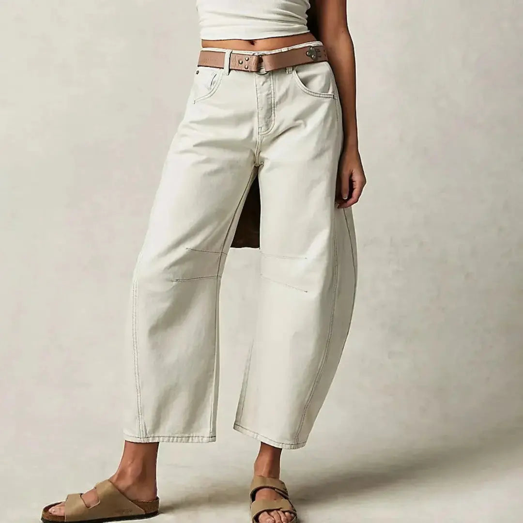 Marke Damen-Jeans Weit, verschiedene Farben, Komfort und Stil — Image 4
