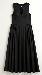 Leinenkleid Mit Cutouts Schlüssellochausschnitt Leicht Luftig Ideal Für Alltag Und Kaffee