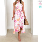 Marke Sommerkleid Floral Ärmellos Knielang — Main Image