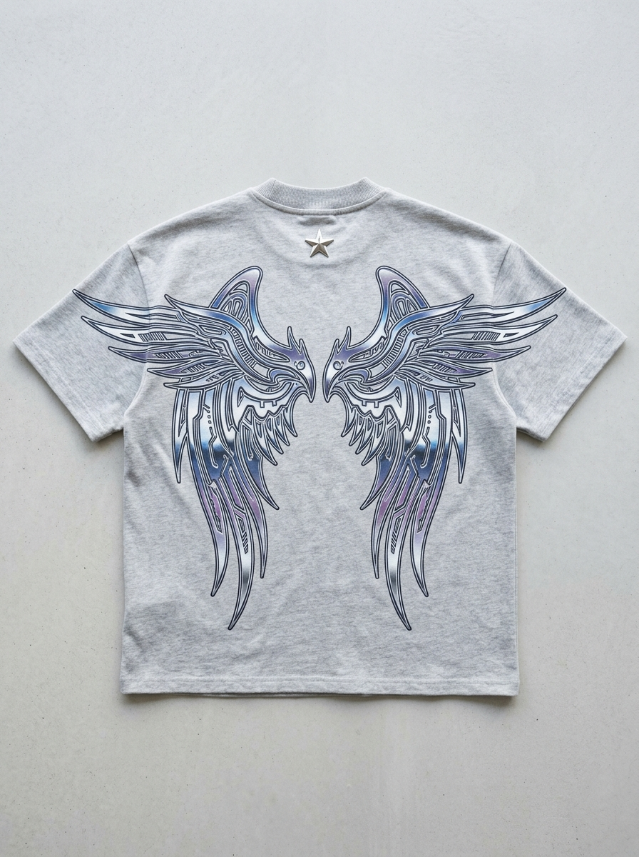 Cyberengel Oversized T-Shirt - Back