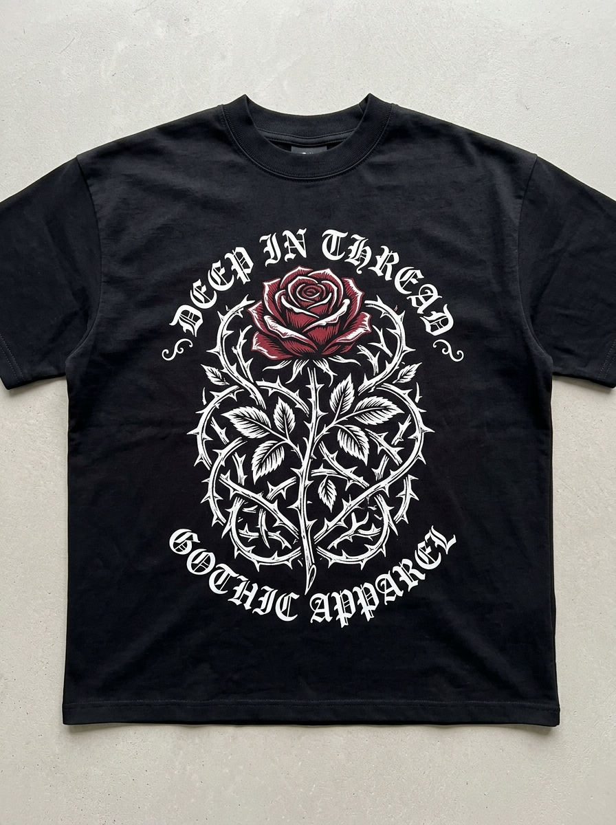 Dornenrose Oversized T-Shirt - Front