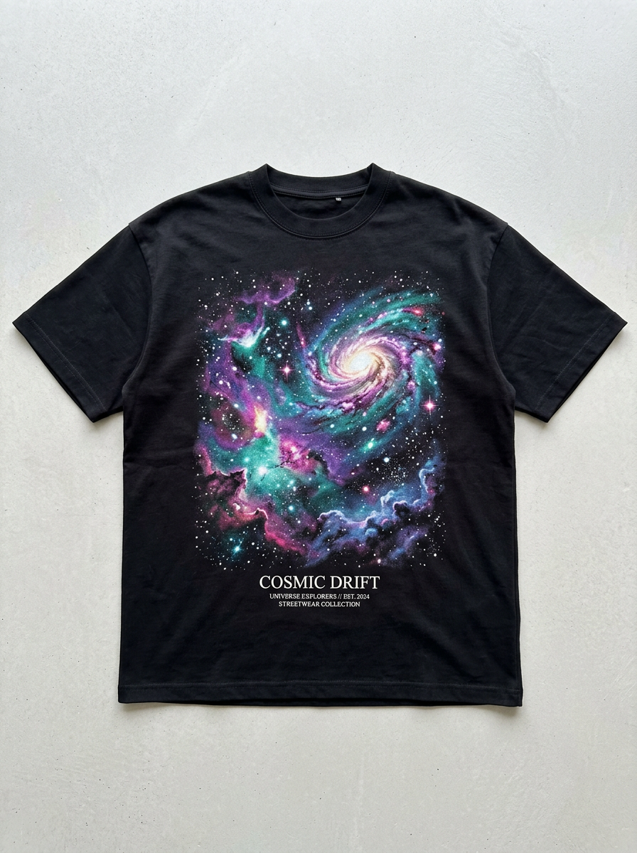 Kosmosreise Oversized T-Shirt - Front