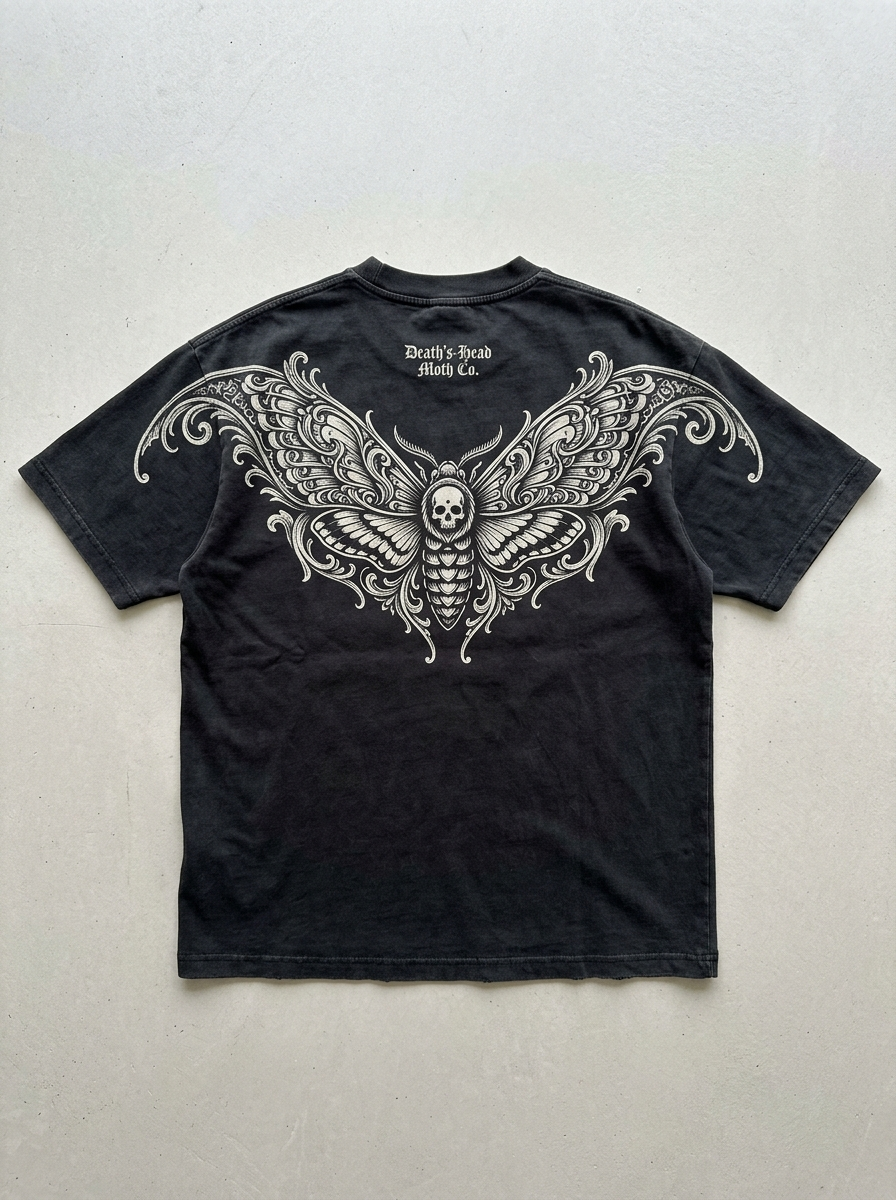 Nachtfalter Oversized T-Shirt - Back