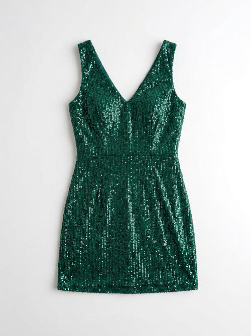 Glanzlicht Minikleid Vorderseite